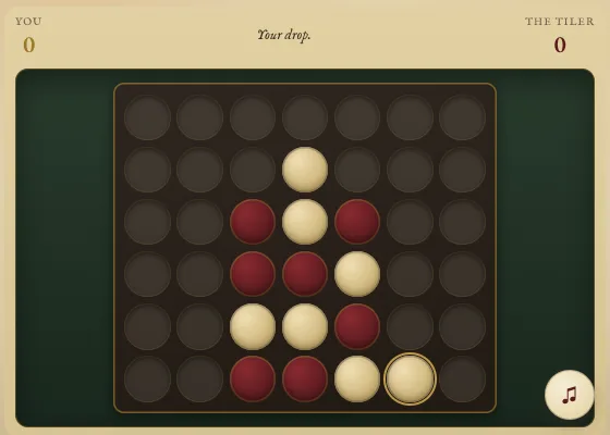 Four in a Row in play