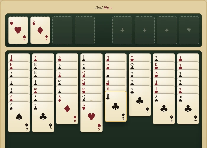 FreeCell in play