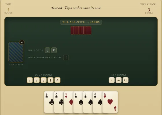 Go Fish in play